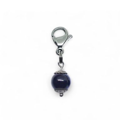 Black Onyx Clip On Charm