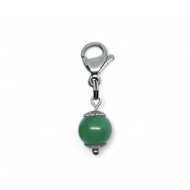 Aventurine Clip On Charm