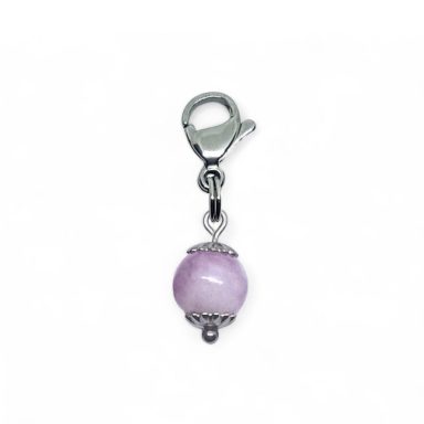 Lepidolite Clip On Charm